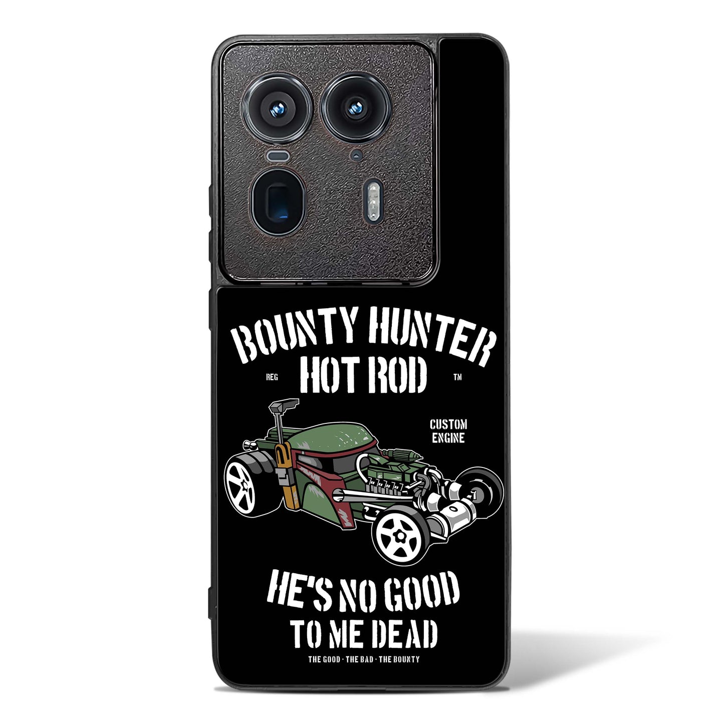 Bounty Hunter Hot Rod Glass Phone Case-Motorola Edge 50 Ultra
