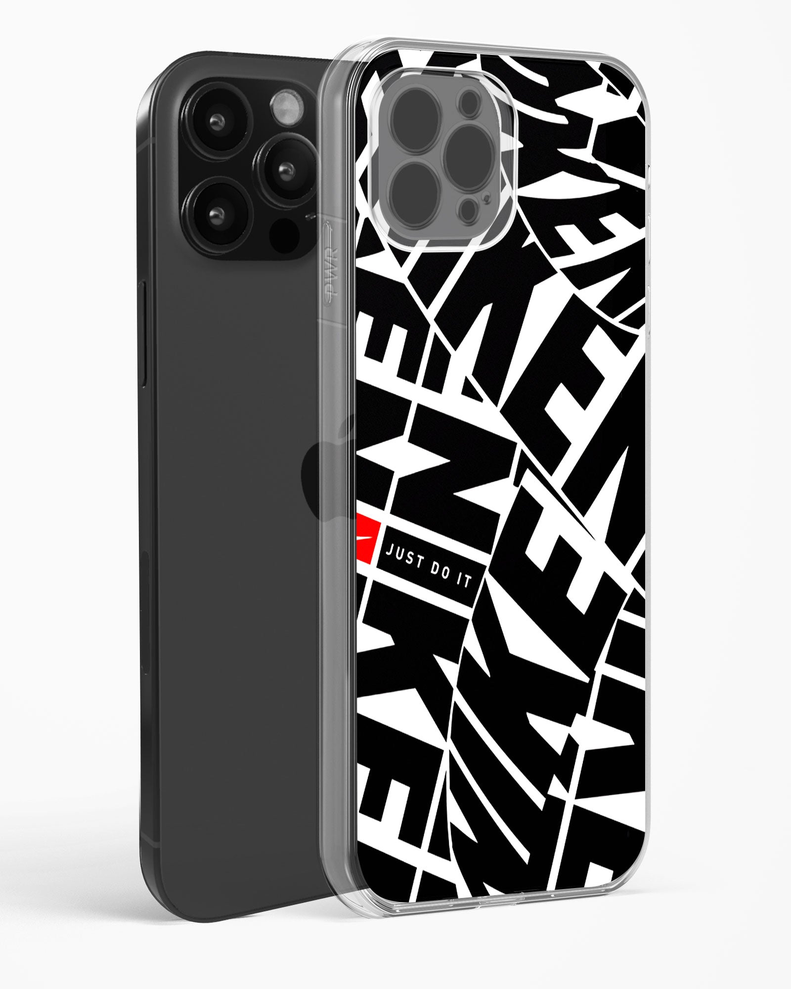 Brand Name Inspired Clear Silicone Case