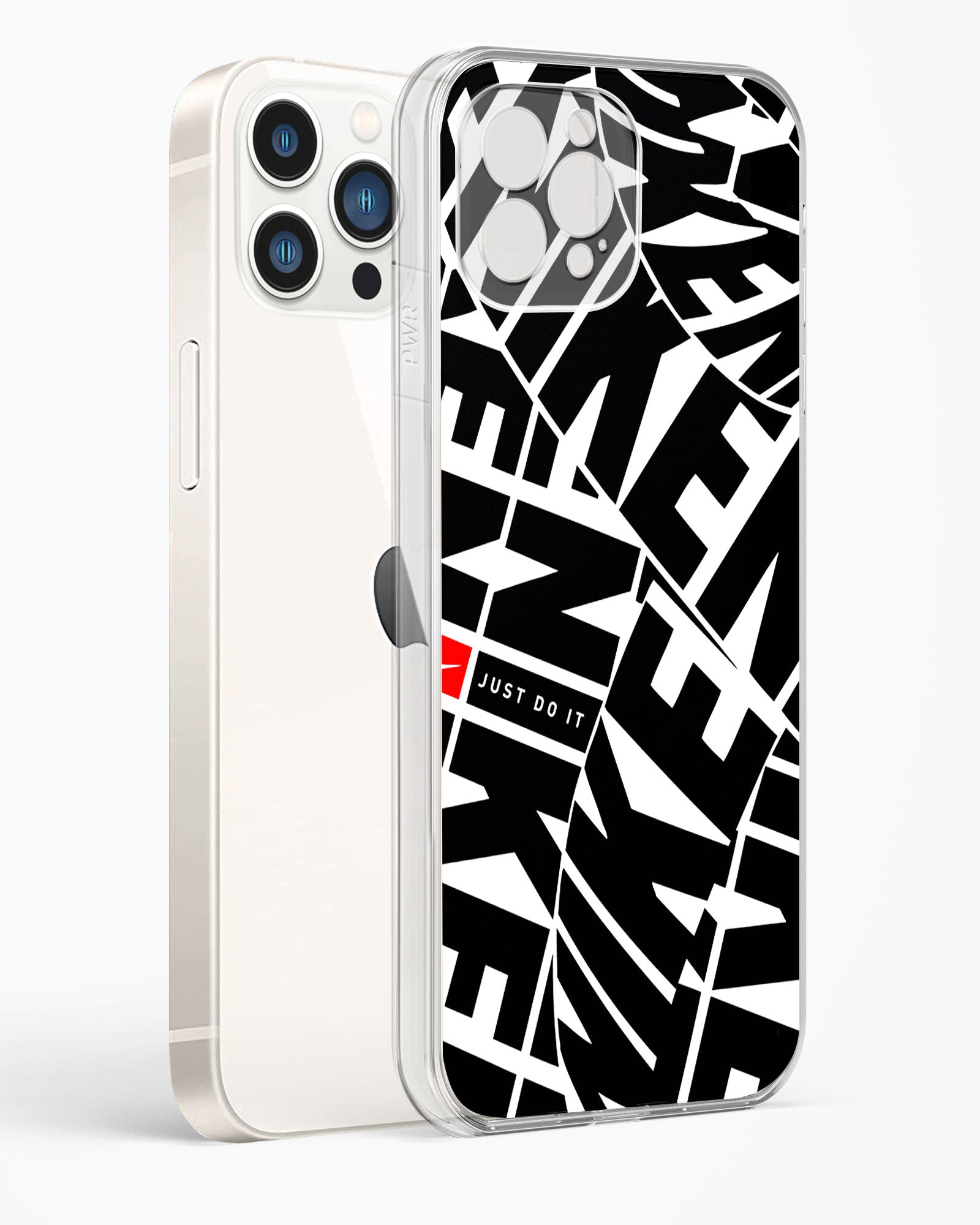 Brand Name Inspired Clear Silicone Case