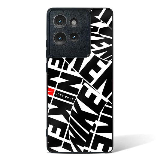 Brand Name Inspired Glass Phone Case-Motorola Edge 50