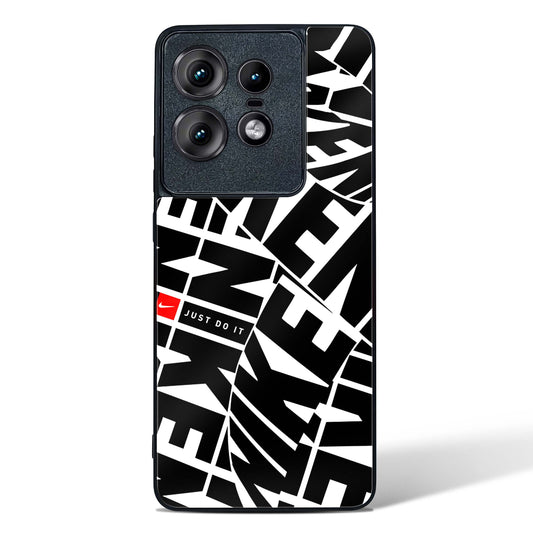 Brand Name Inspired Glass Phone Case-Motorola Edge 50 Pro