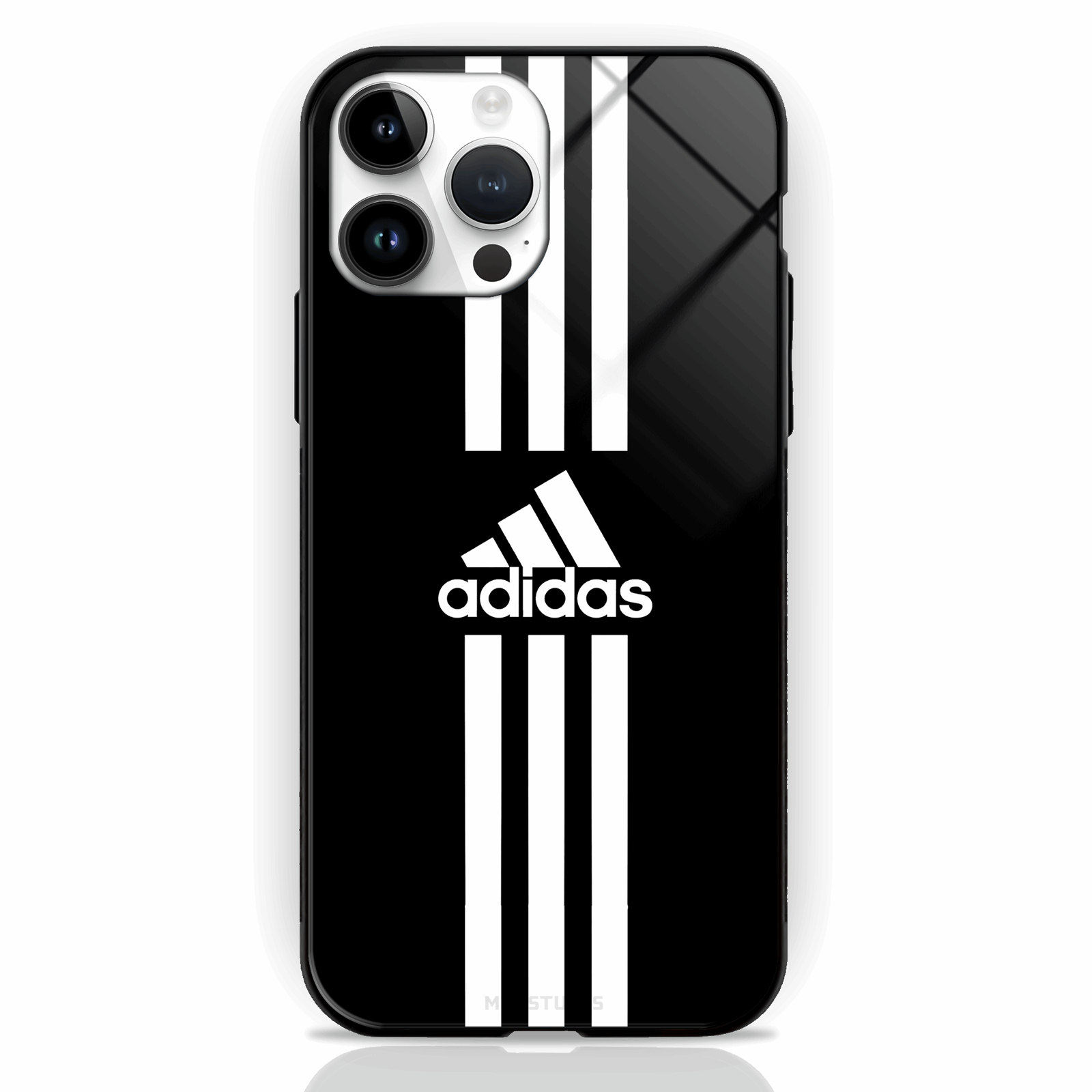 Brand Name with Stripes Glass Case -  - MW Stuffs - 