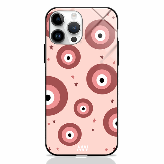 Browm Greek Eye Premium Glass Case -  - MW Stuffs - 