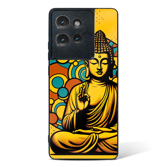 Buddha Harmony Glass Phone Case-Motorola Edge 50