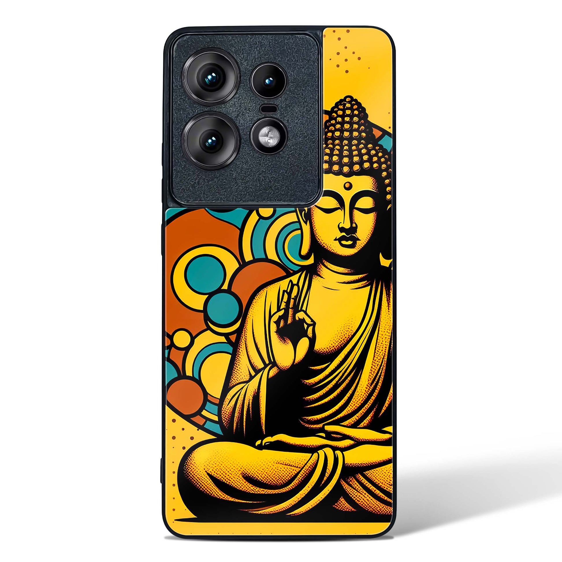 Buddha Harmony Glass Phone Case-Motorola Edge 50 Pro