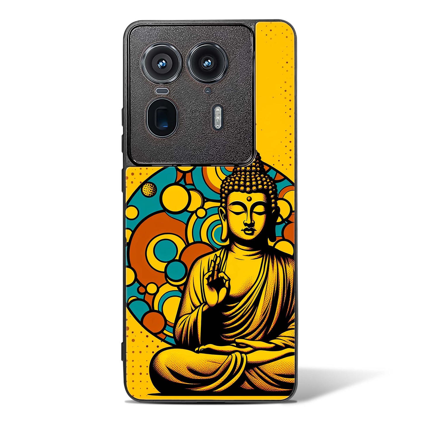 Buddha Harmony Glass Phone Case-Motorola Edge 50 Ultra