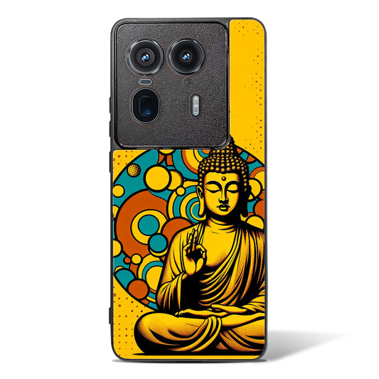 Buddha Harmony Glass Phone Case-Motorola Edge 50 Ultra