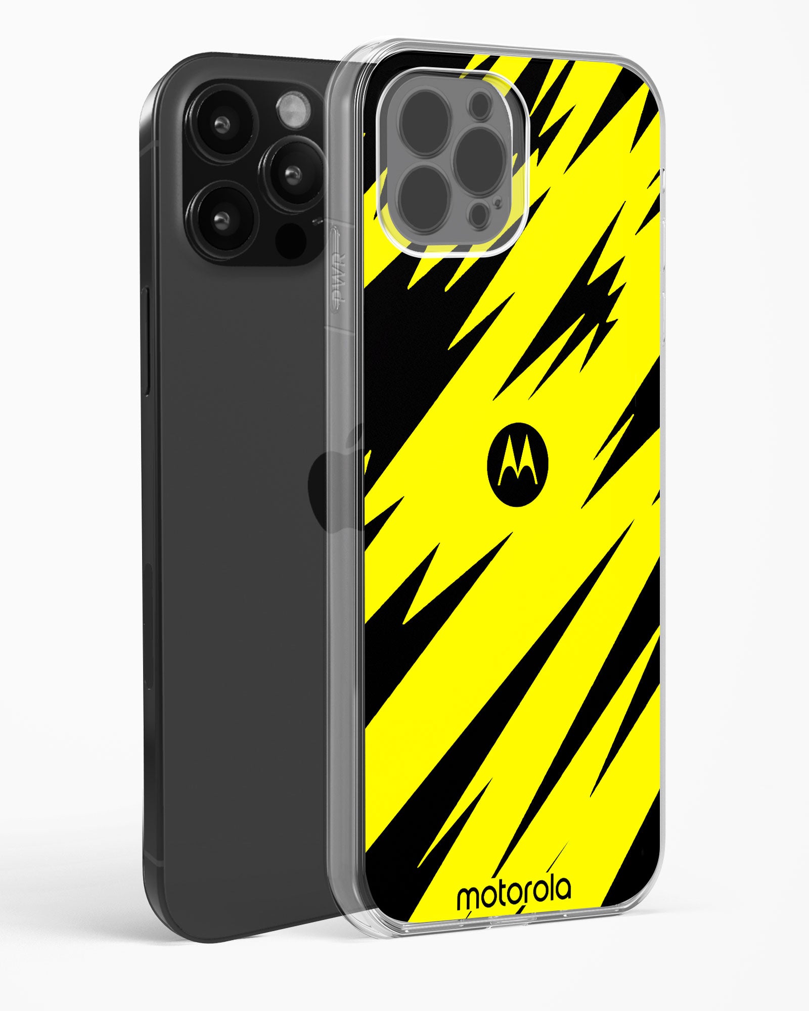 Bumblebee Stripe Shield Clear Silicone Case
