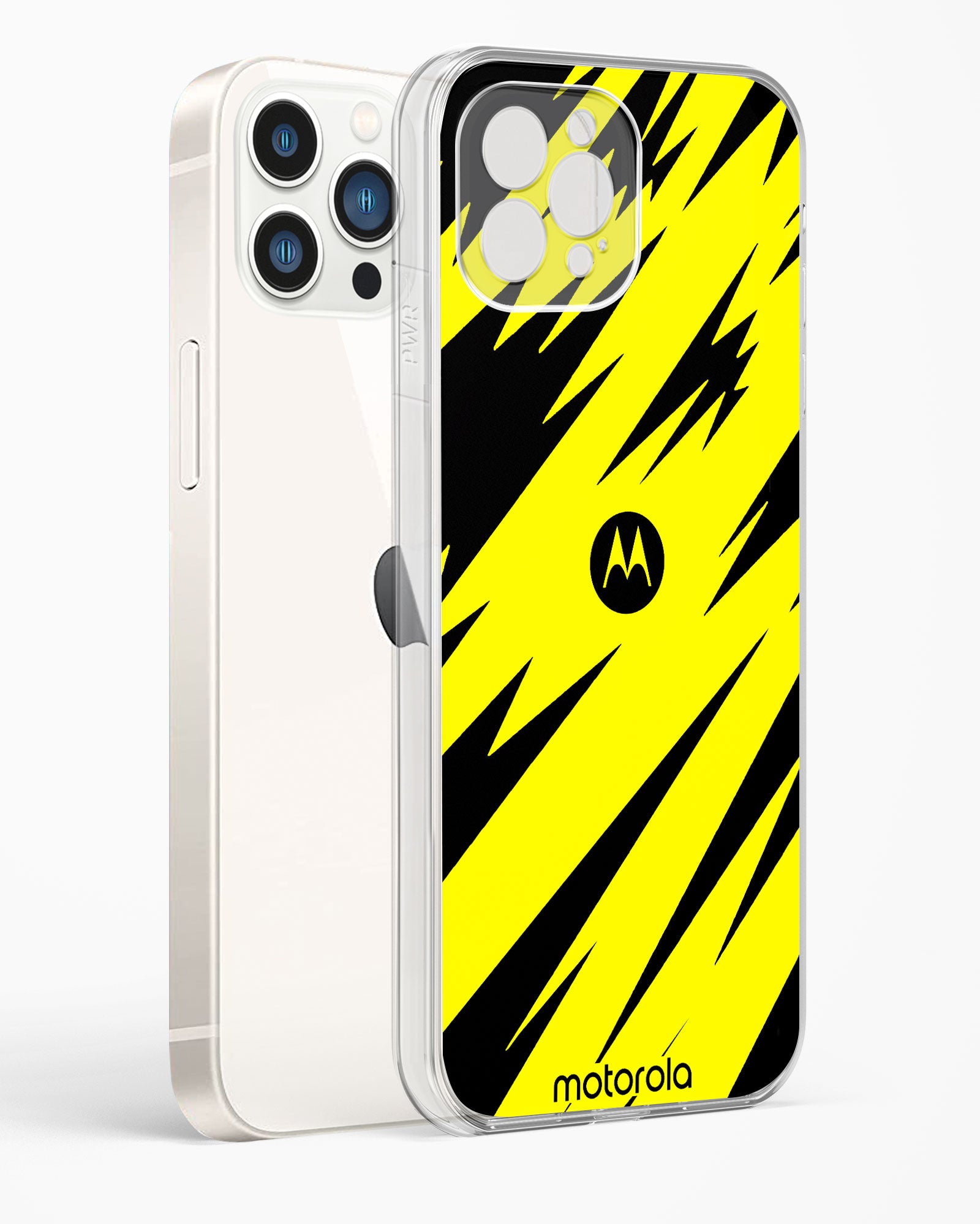 Bumblebee Stripe Shield Clear Silicone Case