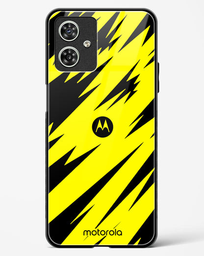 Bumblebee Stripe Shield Glass Phone Case-Moto G64 5G