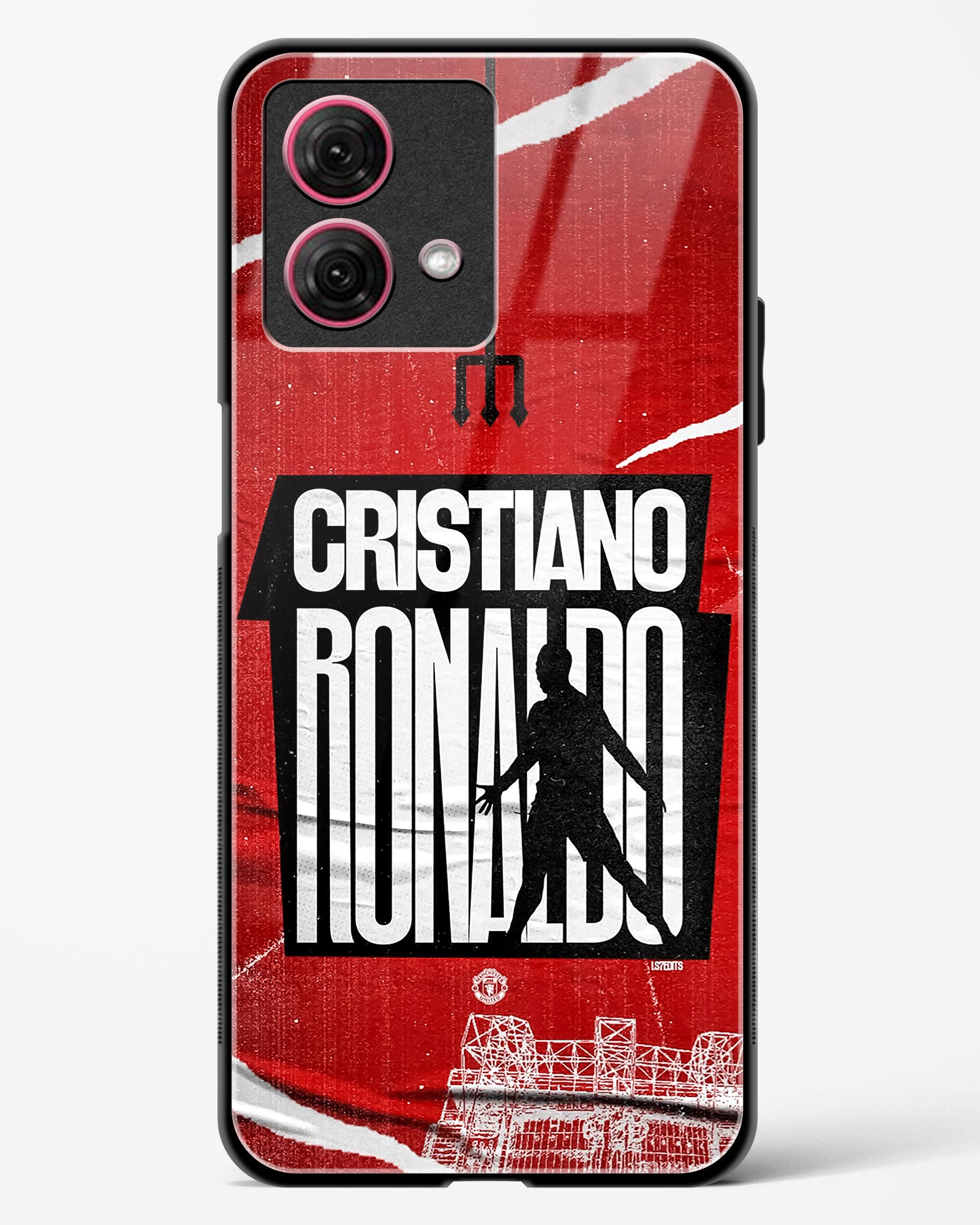 CR7 Art Glass Phone Case-Moto G84 5G