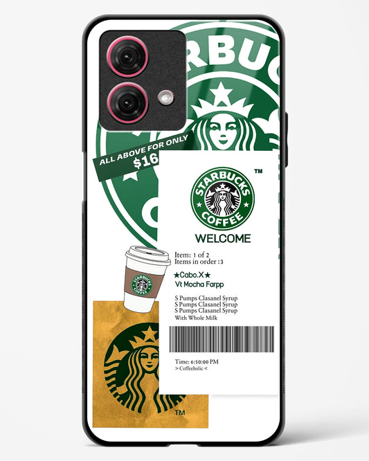 Caffeine Chic Starbucks Glass Phone Case-Moto G84 5G