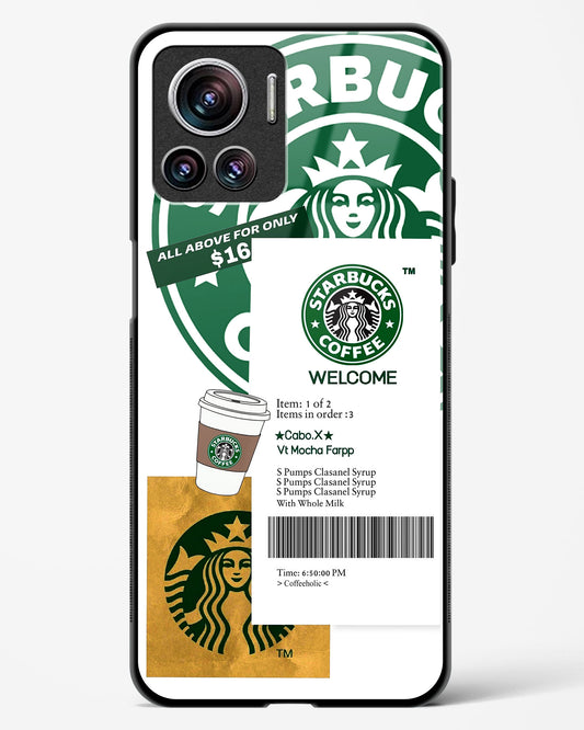 Caffeine Chic Starbucks Glass Phone Case-Motorola Edge 30 Ultra