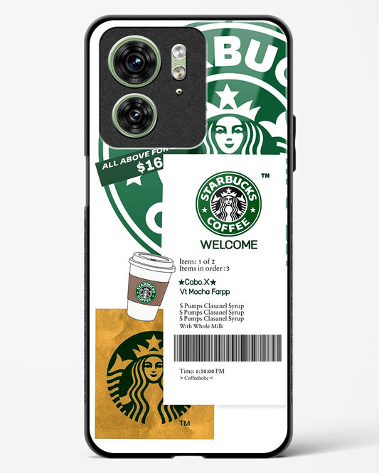 Caffeine Chic Starbucks Glass Phone Case-Motorola Edge 40
