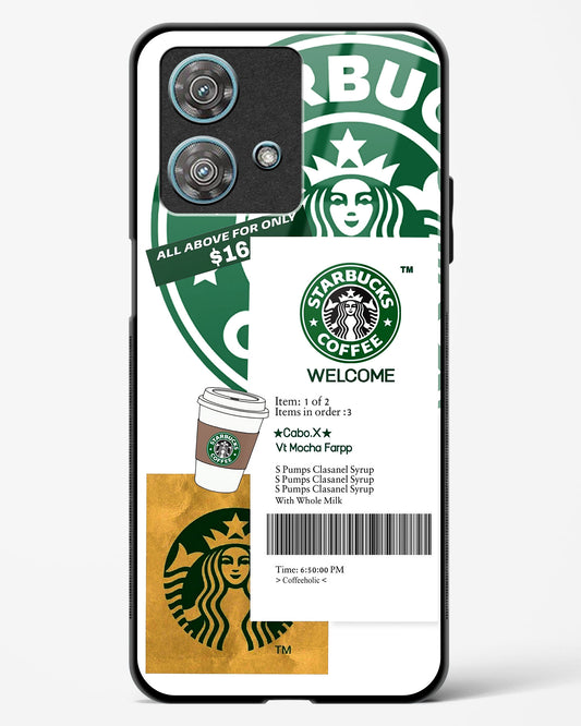 Caffeine Chic Starbucks Glass Phone Case-Motorola Edge 40 Neo