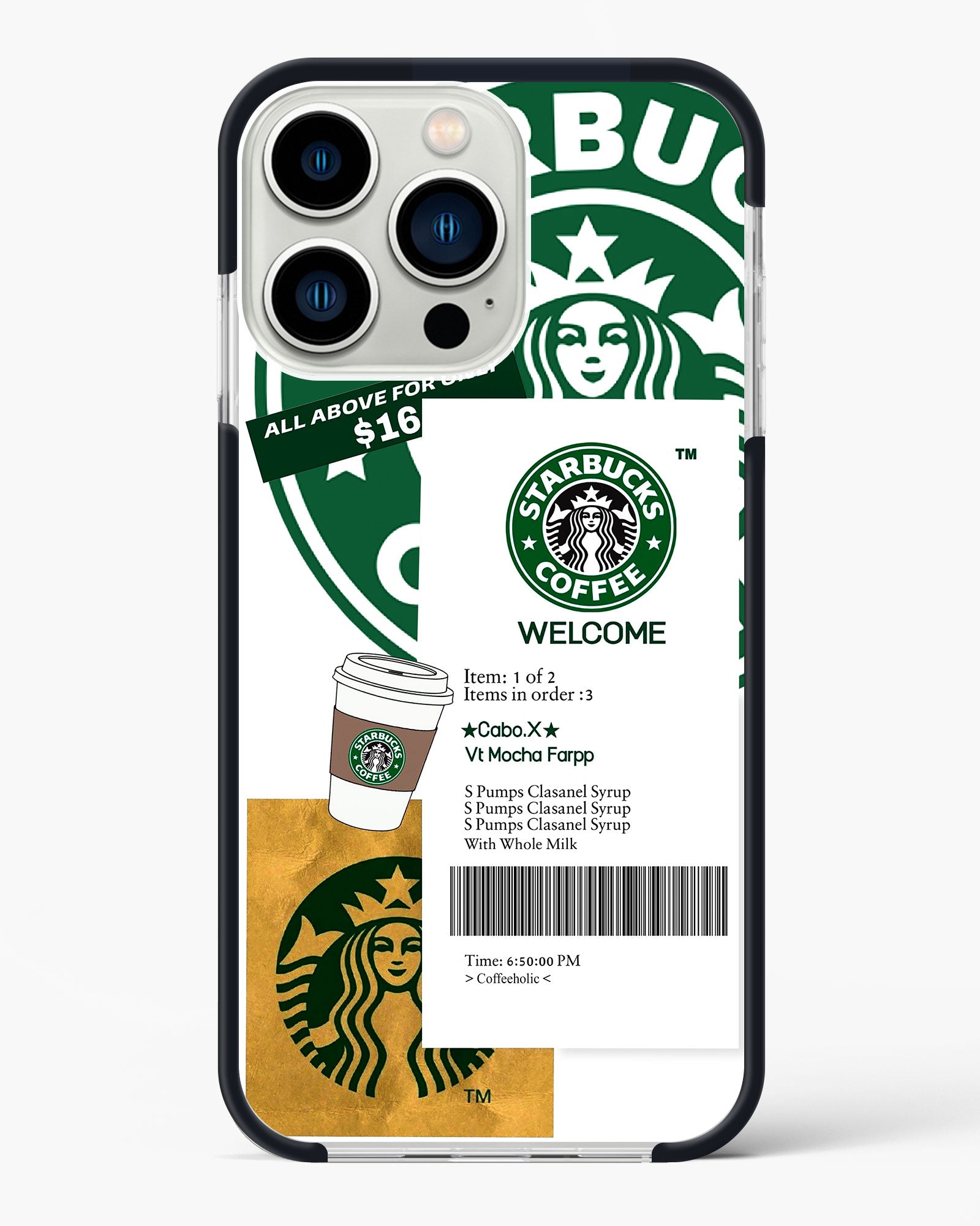 Caffeine Chic Starbucks Impact Drop Protection Case