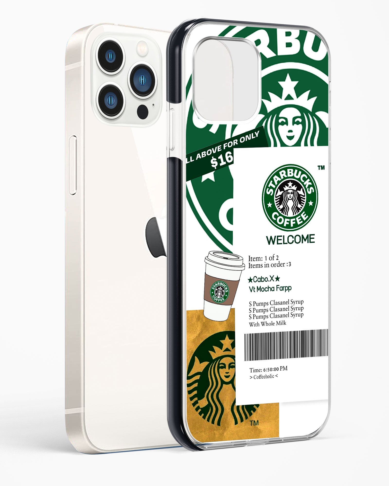 Caffeine Chic Starbucks Impact Drop Protection Case