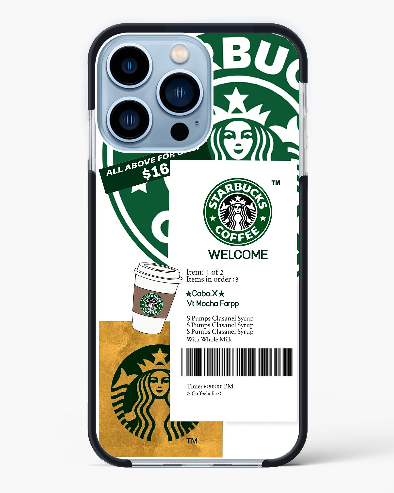 Caffeine Chic Starbucks Impact Drop Protection Case