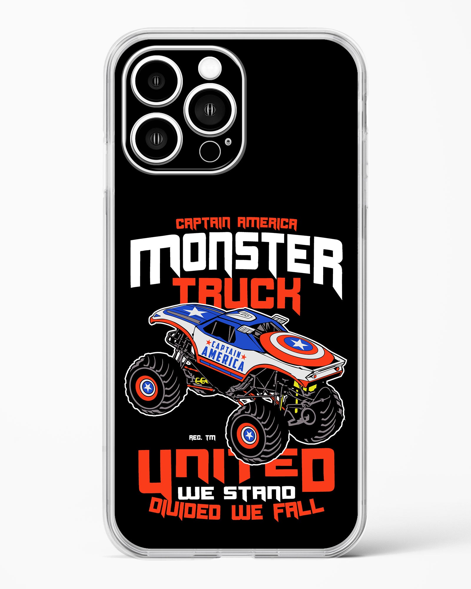 Captain's Monster Truck Clear Silicone Case