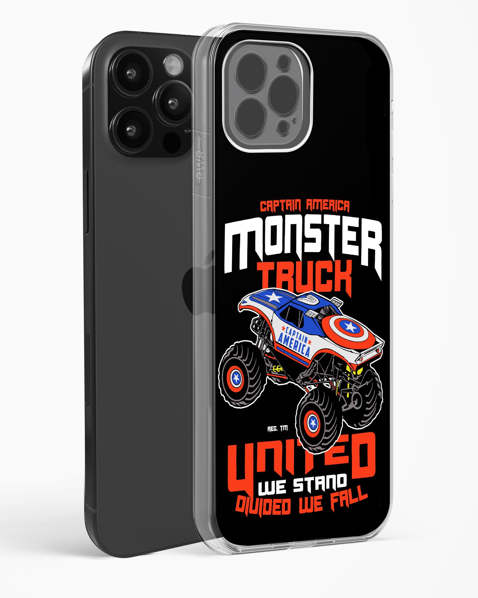 Captain's Monster Truck Clear Silicone Case