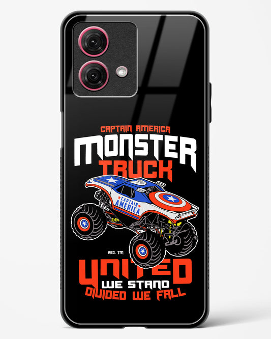 Captain's Monster Truck Glass Phone Case-Moto G84 5G
