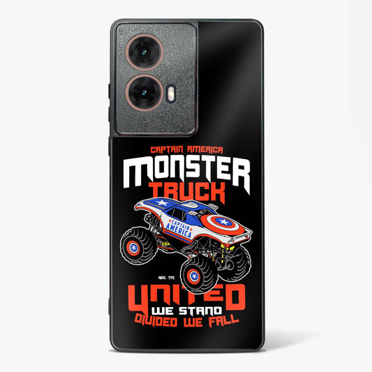 Captain's Monster Truck Glass Phone Case-Moto G85 5G