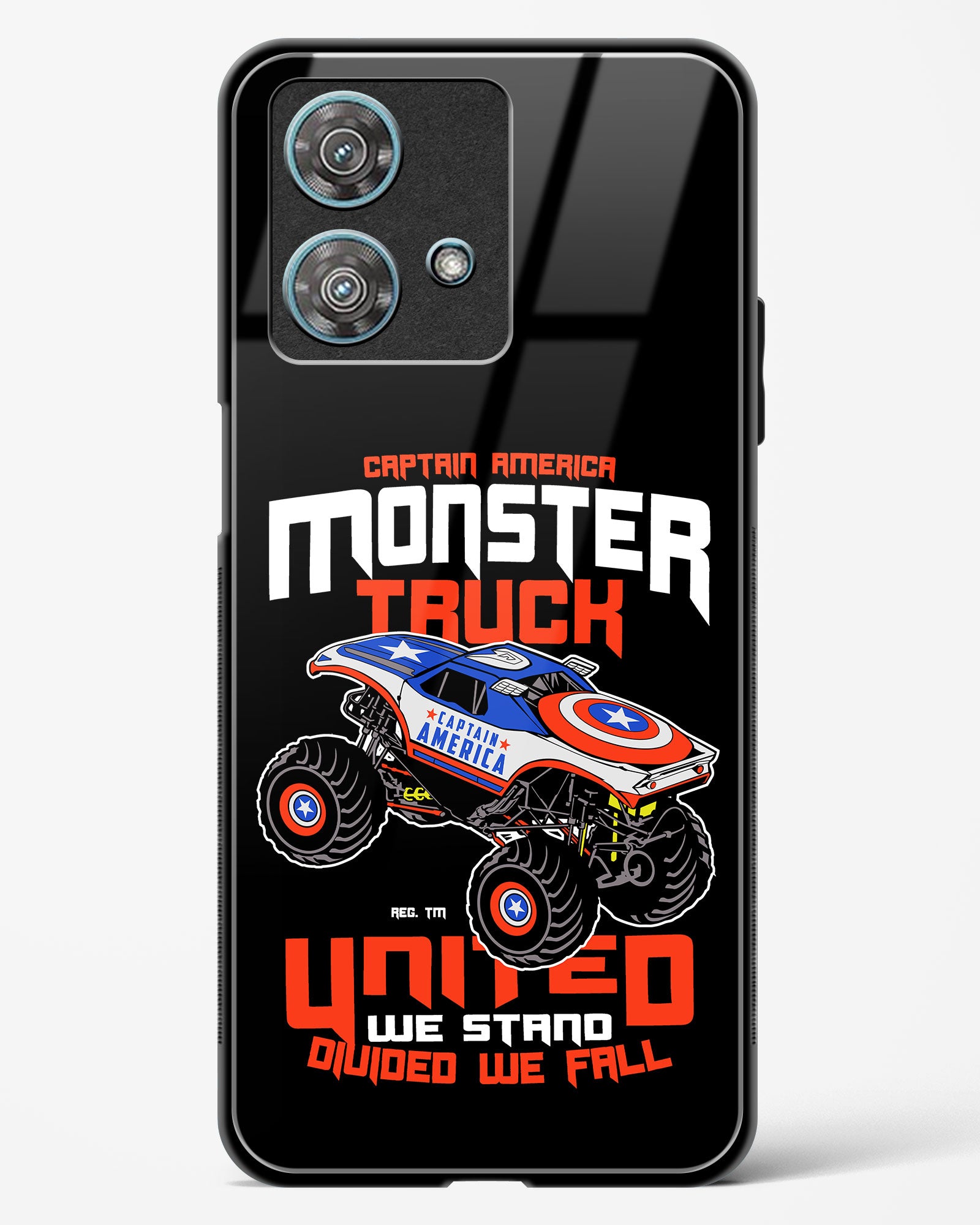 Captain's Monster Truck Glass Phone Case-Motorola Edge 40 Neo