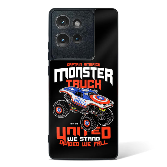Captain's Monster Truck Glass Phone Case-Motorola Edge 50