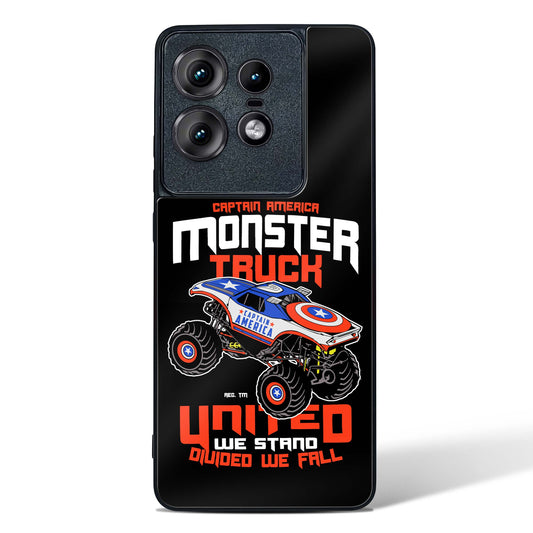 Captain's Monster Truck Glass Phone Case-Motorola Edge 50 Pro
