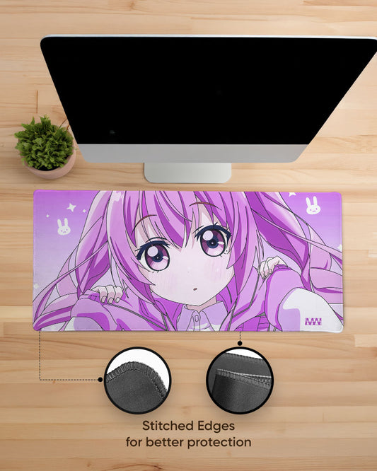 Celestial Bunny Anime Deskmat