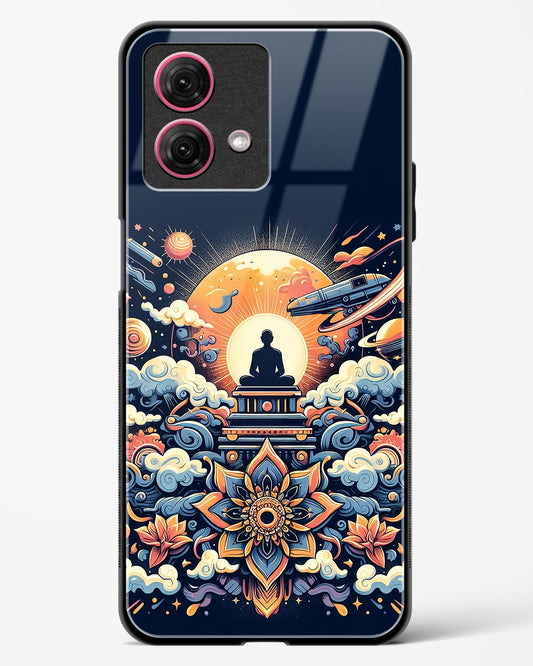 Celestial Meditation Art Glass Phone Case-Moto G84 5G