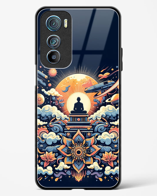 Celestial Meditation Art Glass Phone Case-Motorola Edge 30