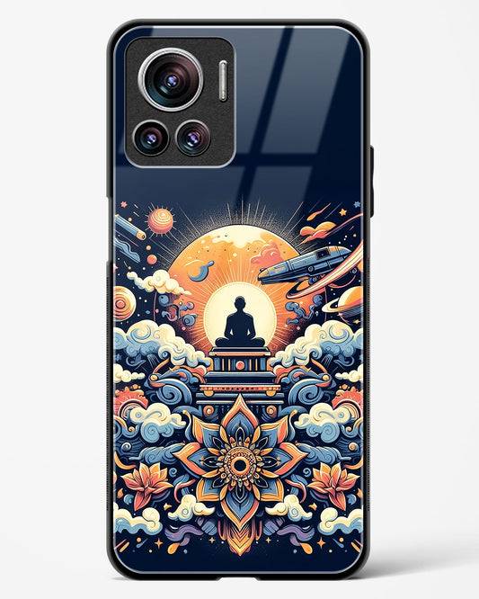 Celestial Meditation Art Glass Phone Case-Motorola Edge 30 Ultra