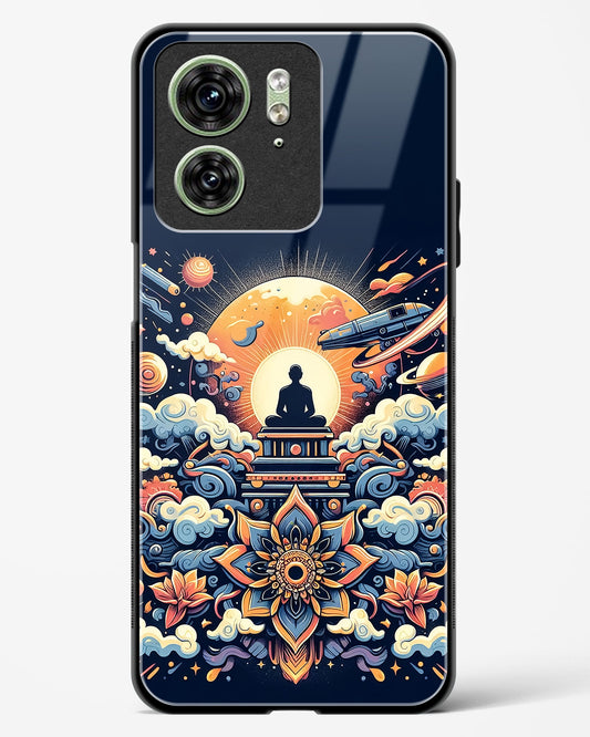 Celestial Meditation Art Glass Phone Case-Motorola Edge 40