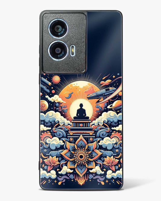 Celestial Meditation Art Glass Phone Case-Motorola Edge 50 Fusion