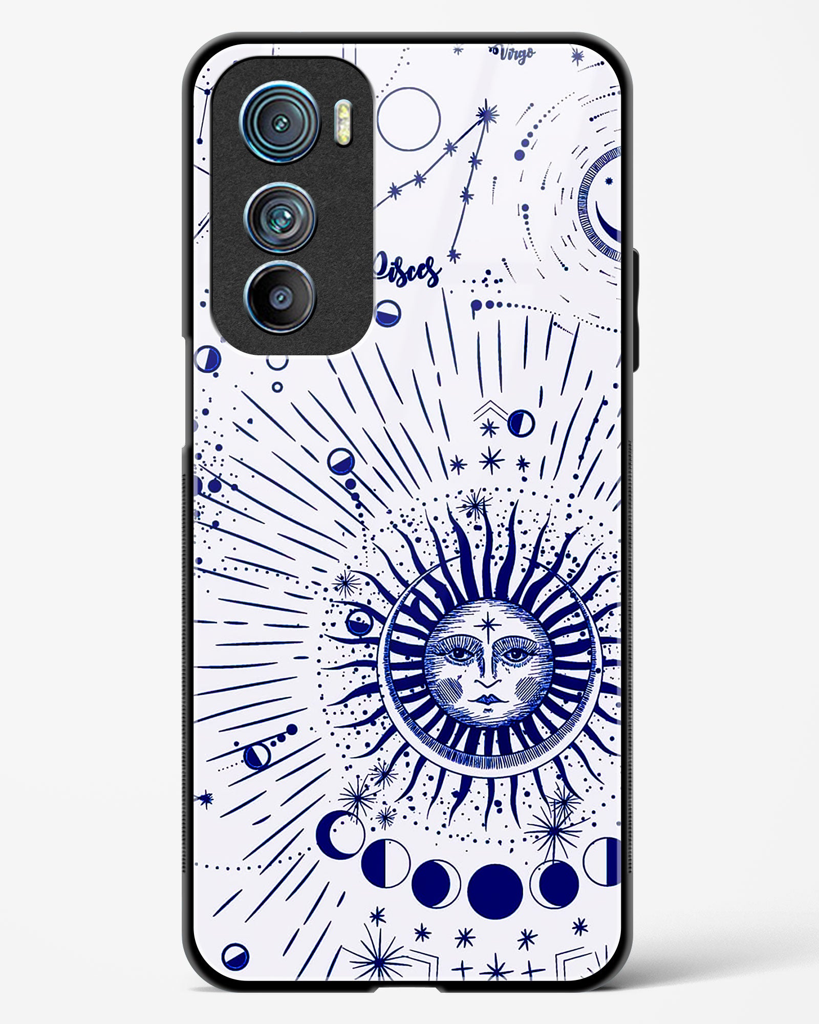 Celestial Radiance Glass Phone Case-Motorola Edge 30