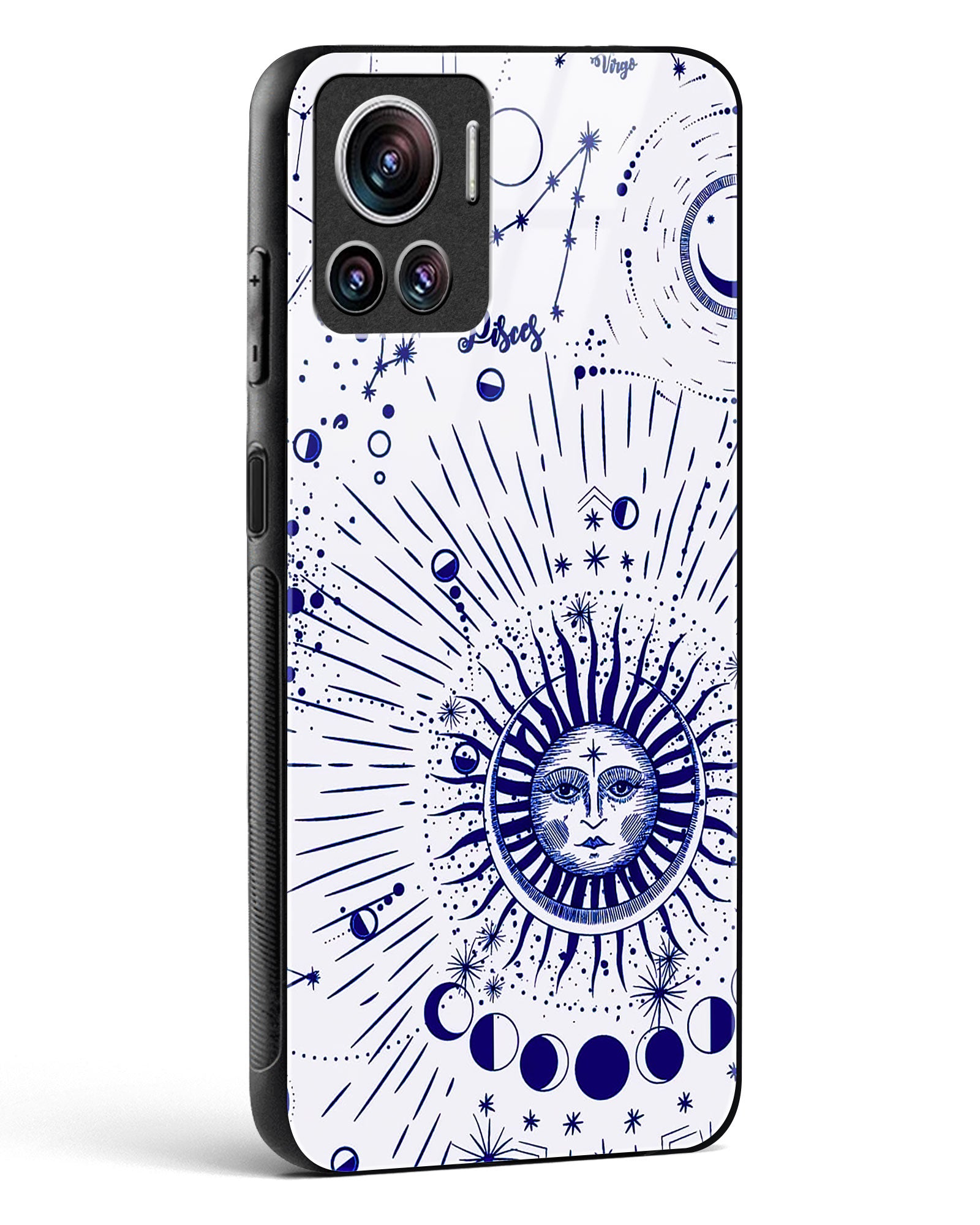 Celestial Radiance Glass Phone Case-Motorola Edge 30 Ultra