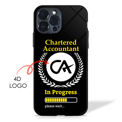 Your Dream Profession in Progress - 4D Logo Glass Case (20+ Professions)