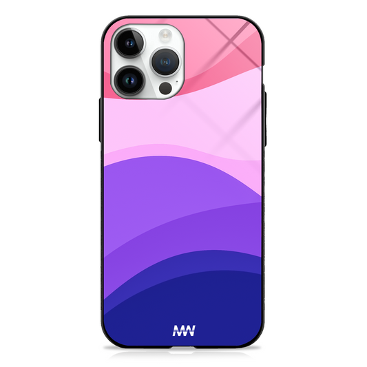 Chroma Wave Aesthetic GLASS CASE -  - MW Stuffs - 