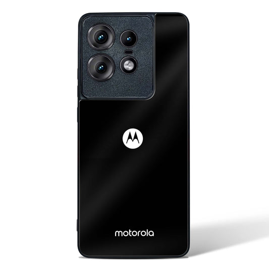 Classic Black Glass Phone Case-Motorola Edge 50 Pro