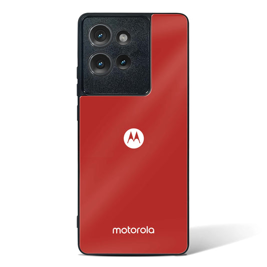 Classic Burgundy Glass Phone Case-Motorola Edge 50