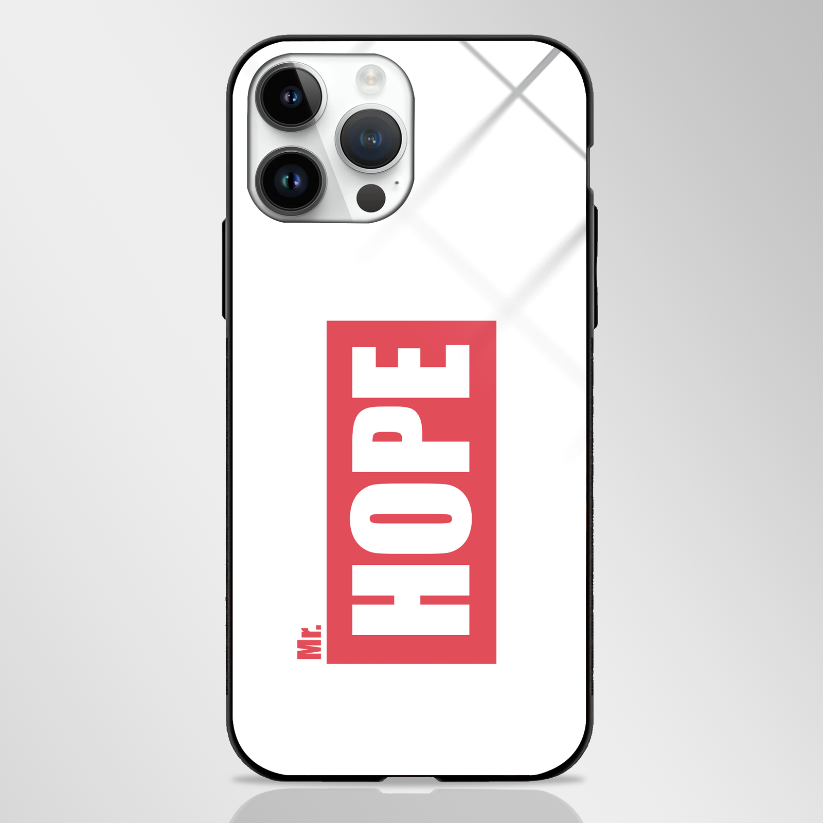 Classic Style Custom Name Premium GLASS CASE -  - MW Stuffs - 
