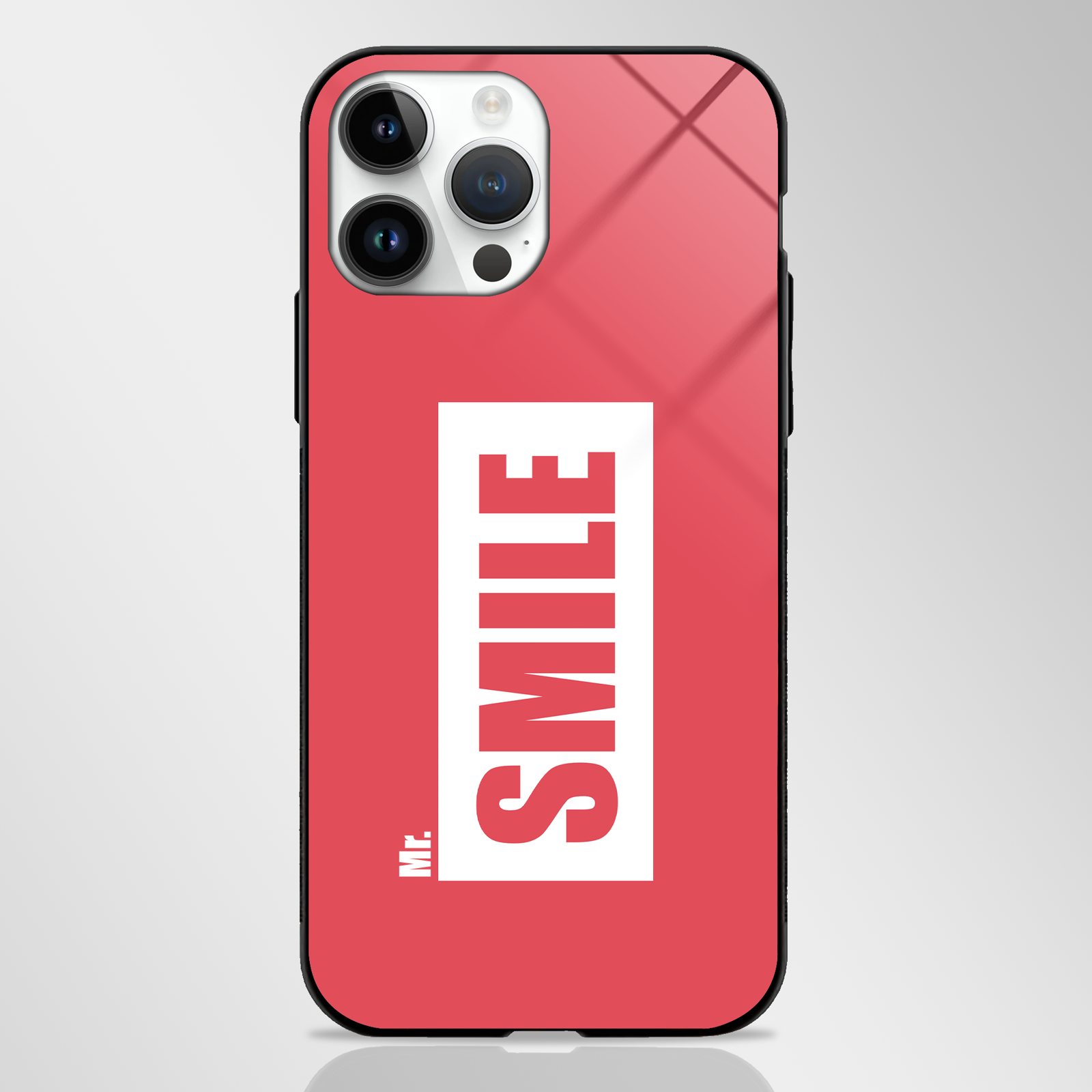 Classic Style Custom Name Premium GLASS CASE -  - MW Stuffs - 