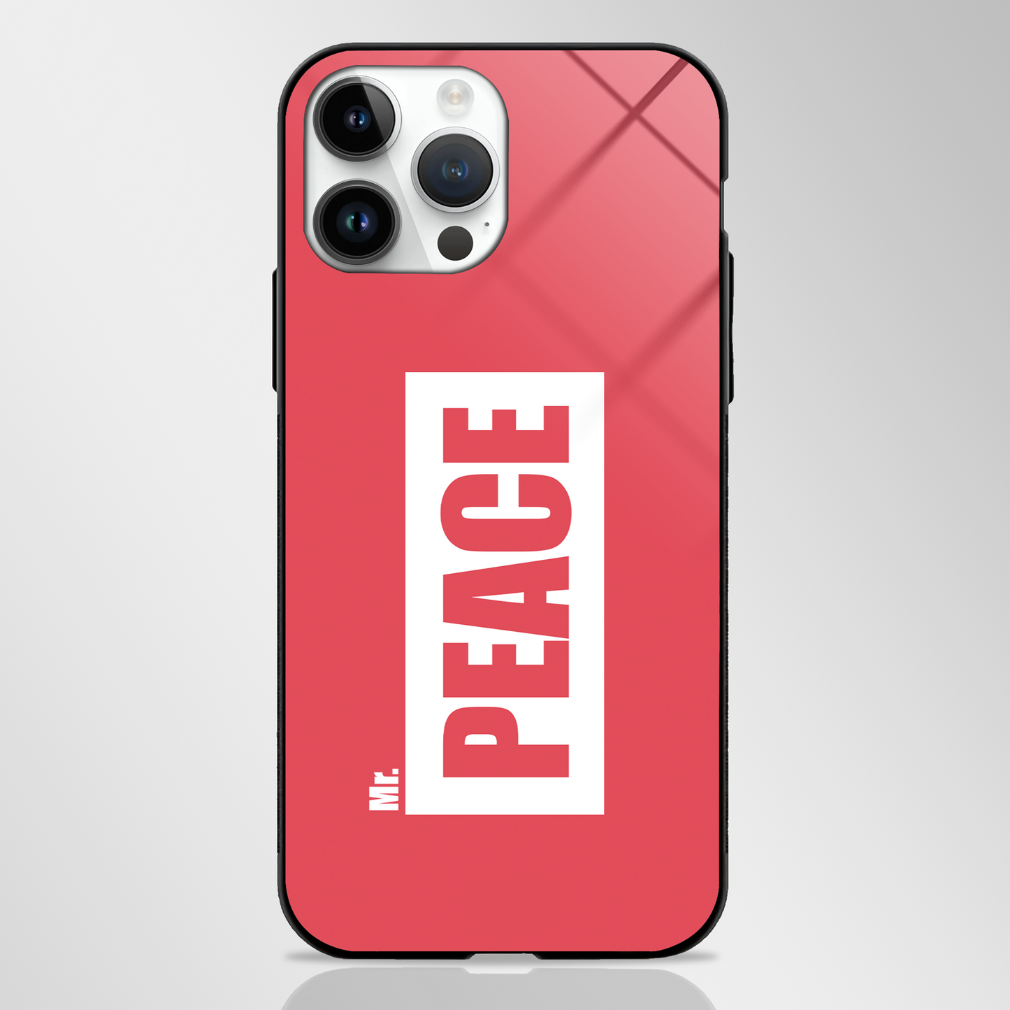 Classic Style Custom Name Premium GLASS CASE -  - MW Stuffs - 