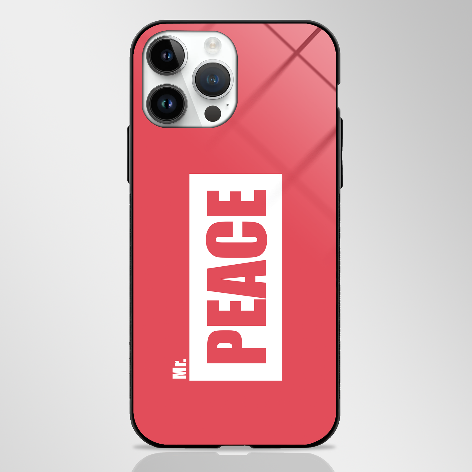 Classic Style Custom Name Premium GLASS CASE -  - MW Stuffs - 