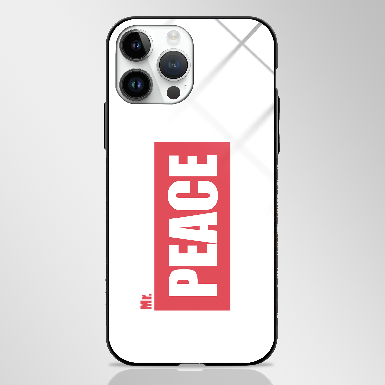 Classic Style Custom Name Premium GLASS CASE -  - MW Stuffs - 
