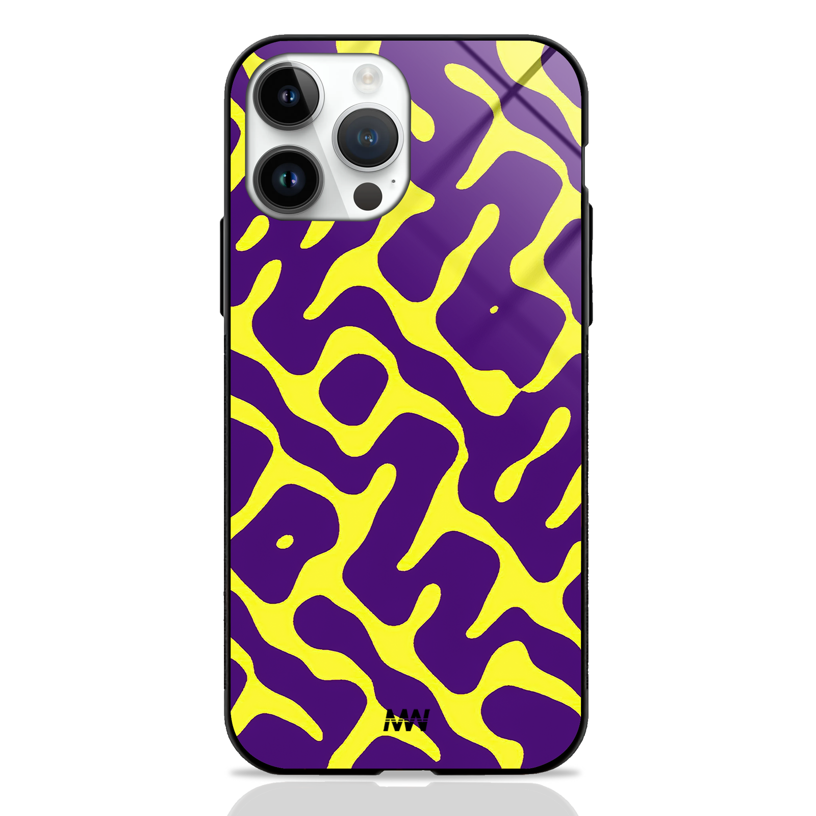 Colorful Abstract Premium Glass Case -  - MW Stuffs - 