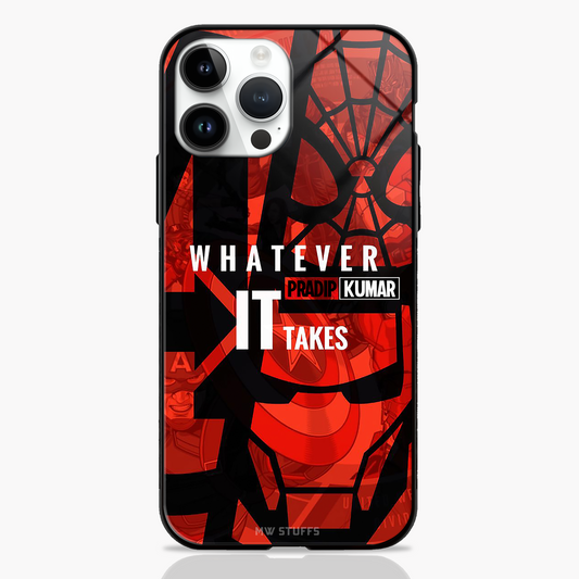 Comics Style Custom Name Glass Case -  - MW Stuffs - 