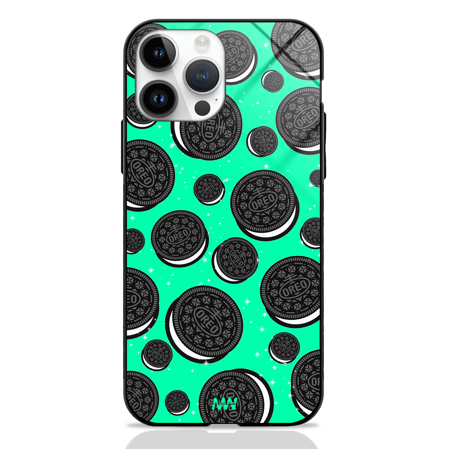 Cookie Crunch Fun Doodle Premium Glass Case -  - MW Stuffs - 