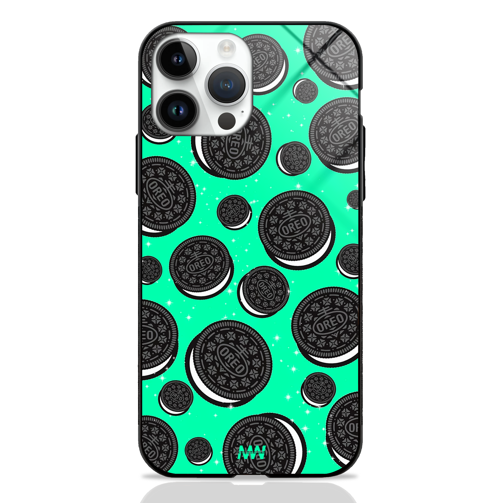 Cookie Crunch Fun Doodle Premium Glass Case -  - MW Stuffs - 